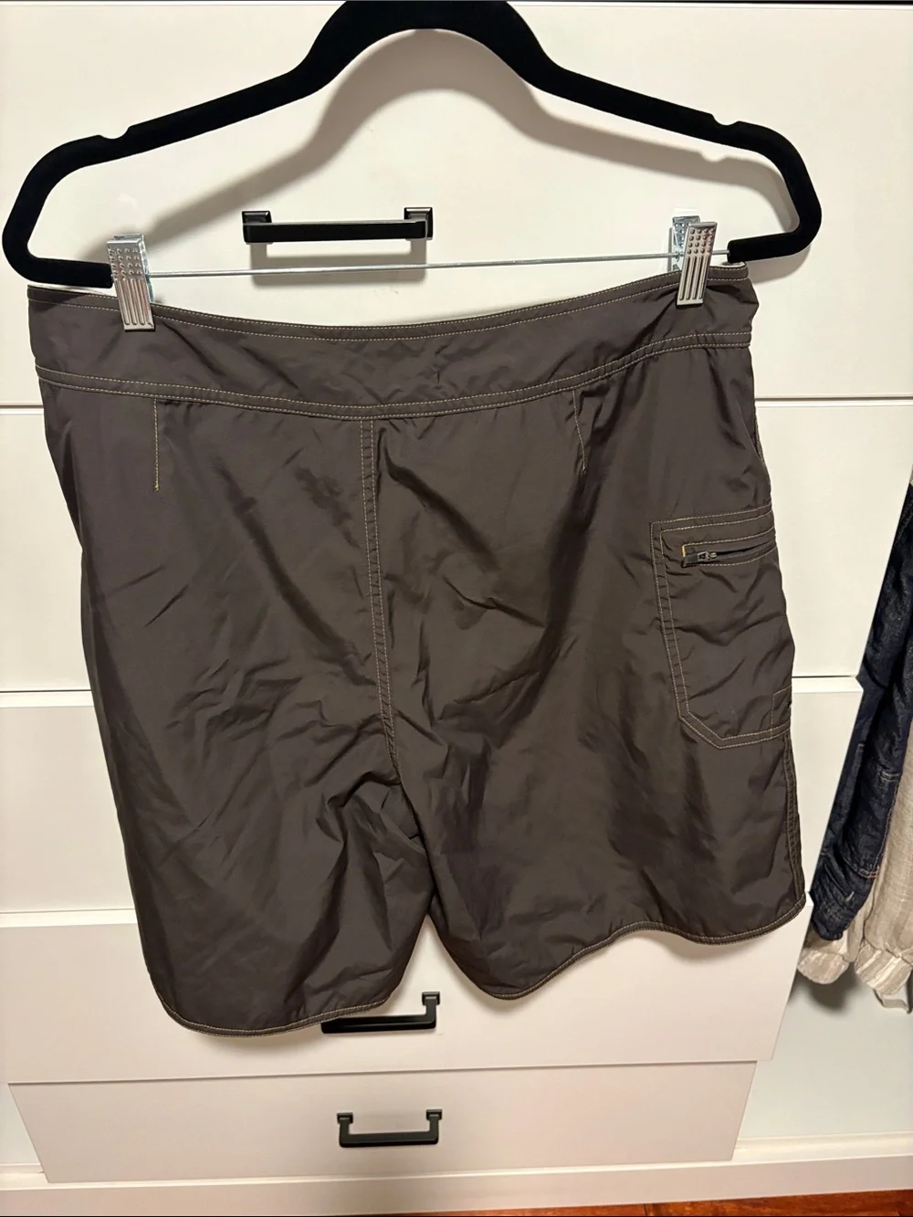Patagonia Men's Dark Gray Swim Board Shorts